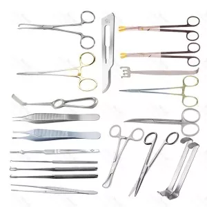 Endoscopic Forehead Lift Dissectors 19 Pcs Set Facial Plastic Surgery – surgivalley (SV-10-1504)