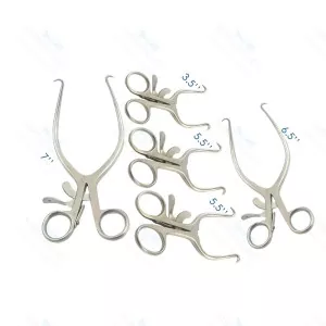 Gelpi Retractor 3.5"+4.5"+5.5"+6.5"+7" 05 PCs Set Surgical Instruments – surgivalley (SV-10-1461)