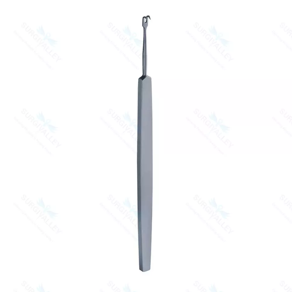 Guthrie Double Prong Hook 2.0mm Spread Sharp 12.7cm General Surgery Instruments