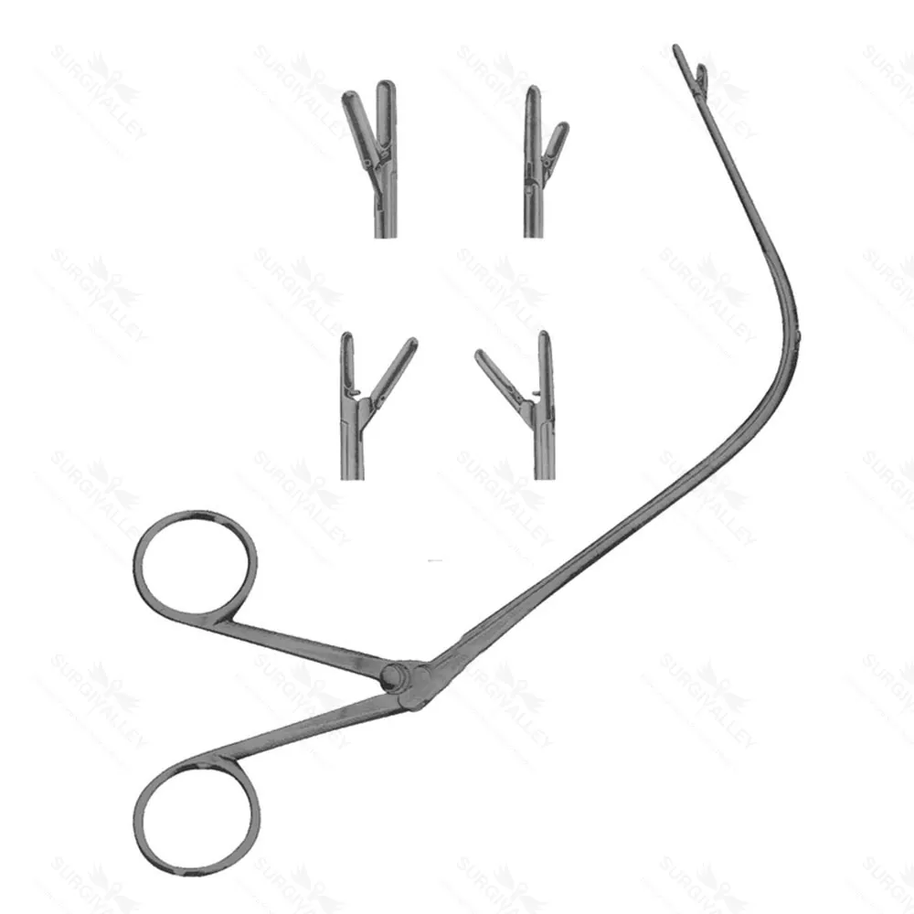 Jurasz Laryngeal Forceps 19cm 4Pcs Set (Up,Down,Left,Right) Surgical Instrument