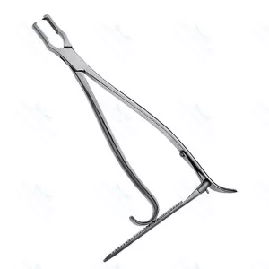 Kern Bone Holding Forceps 8" With Ratchet Orthopedic Instruments – surgivalley (SV-10-1447)