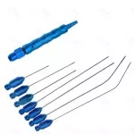 Luer lock Connector Syringe Cannula 9 PCs Set Plastic Surgery Liposuction Cannula