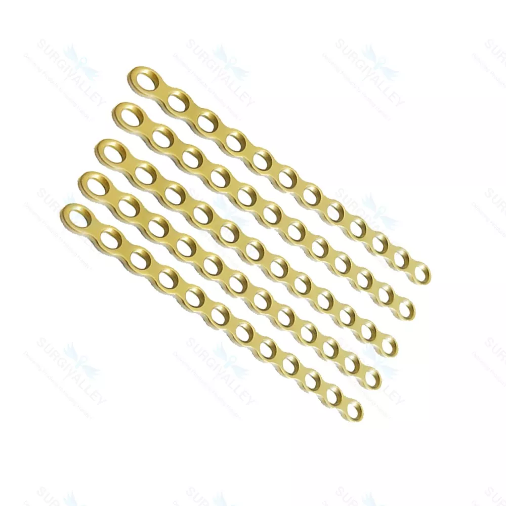 Maxillofacial Adaption Straight plate Mandible products lot of 5 PCS