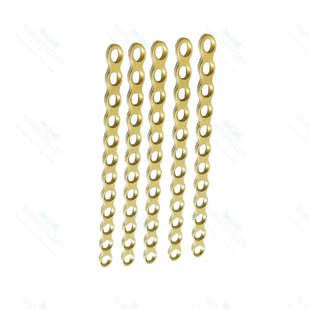 Maxillofacial Adaption Straight plate Mandible products lot of 5 PCS