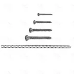 Maxillofacial Titanium Mini Plate 20 Holes With 20 Pcs Screw 2.0 mm