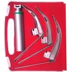 McCoy Flexi Tip Fiberoptic LED Laryngoscope Set Blade #2 #3 #4 Medium Handle