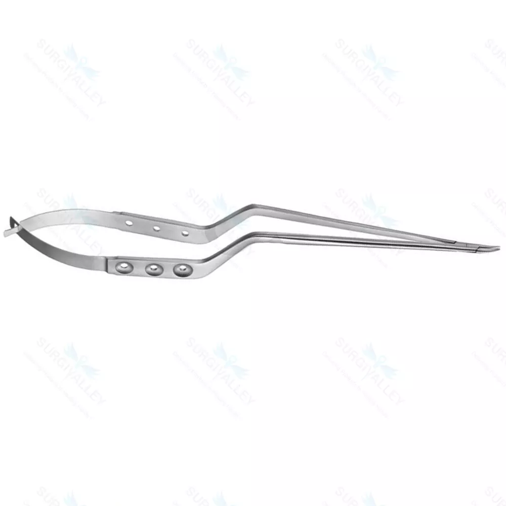 Yasargil Micro Bayonet Needle Holder 8" Neuro Surgical Instruments Gold Handle