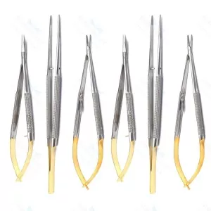Premium Quality O.R Grade Castroviejo Micro Surgery Ophthalmic Kit 9 Pcs Set – surgivalley (SV-10-1350)