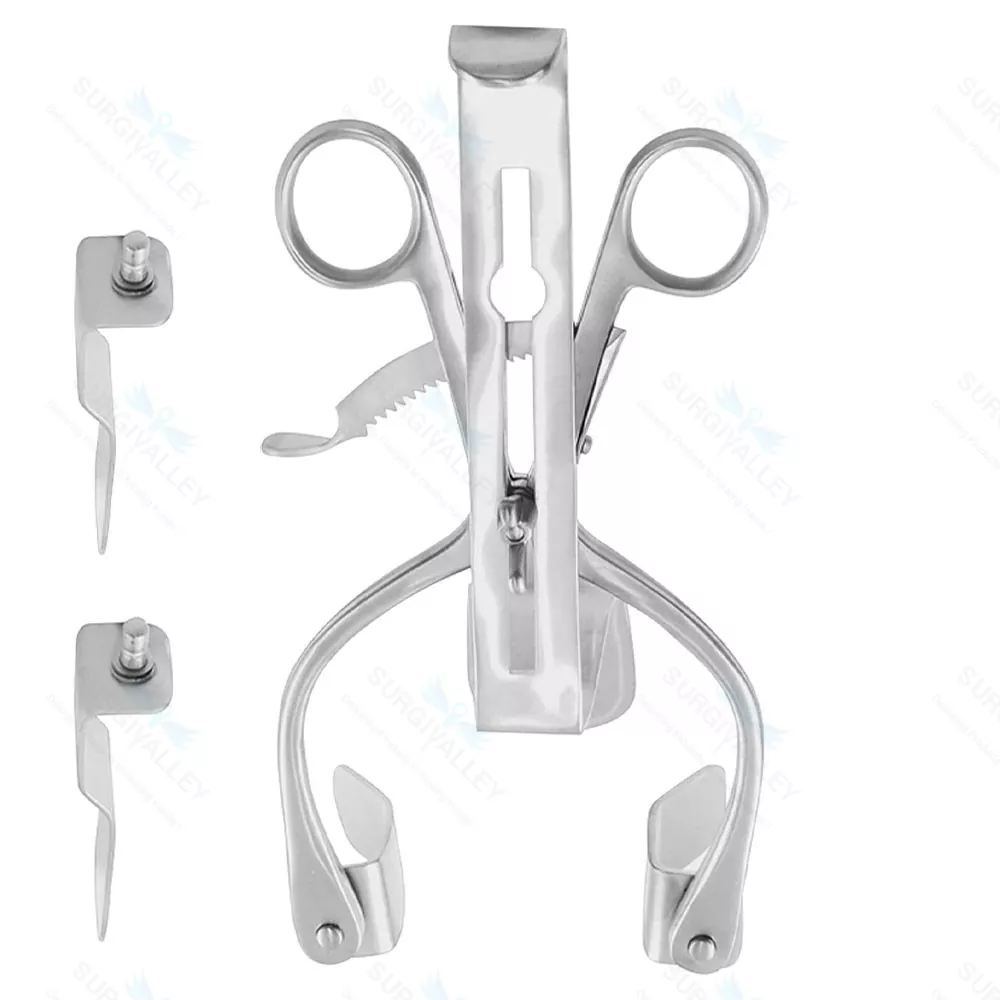 Millin Prostatectomy Bladder Retractor Two Extra Blades Surgical Instruments CE