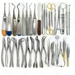 Dental Oral Surgery Kit of 64 Pieces Extraction Dental Instruments