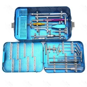 DHS/DCS Instrument Set with Short Barrel Aluminium Prime Graphic Box Orthopedic – surgivalley (SV-10-1478)