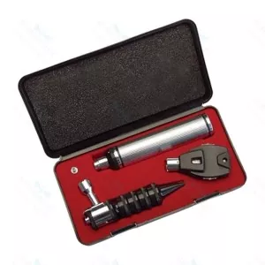 Pro LED Otoscope and Ophthalmoscope Set ENT Diagnostic Ophthalmic Instruments – surgivalley (SV-10-1348)