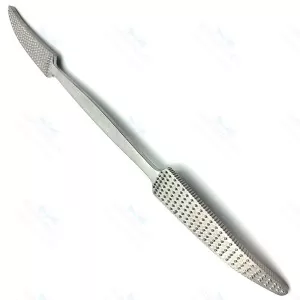 O.R Grade Putti Bone Rasp 11" One Side Curved Flat Other Sideways Curved – surgivalley (SV-10-1393)