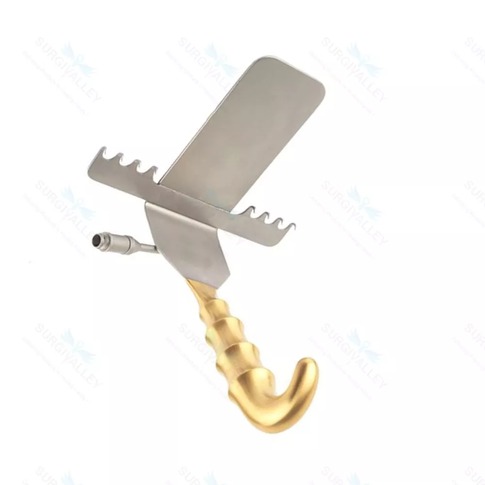 Saldanha Retractor Fiber Optic Small 6CMx12 Plastic Surgery Stainless Steel CE