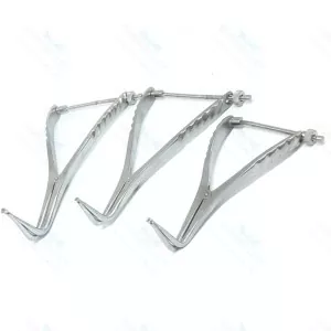 Set of 3 stifle distractor with spinlock 15cm,19cm,21cm orthopedic instruments – surgivalley (SV-10-1331)