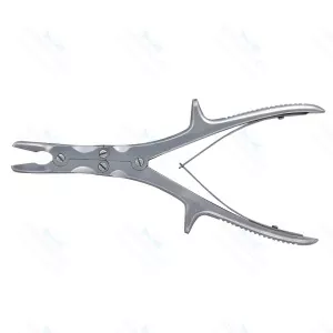 Stille-Luer Bone Rongeur 9" (22.5 cm) Curved Double Action German Steel – surgivalley (SV-10-1304)
