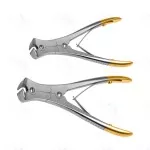 Tc Cannulated Pin And Wire Cutter 9" And 6" Gold End Orthopedic Instruments