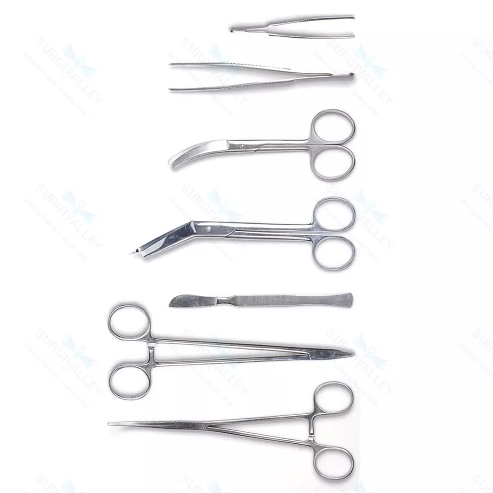 Tc Mayo Dressing Scissors with Tonsil Needle Surgical instruments Lot of 9 pcs