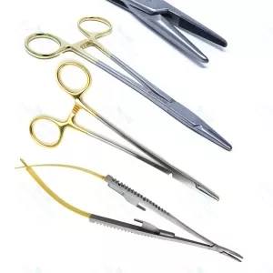 Tc Mayo Hegar Olsen Hegar Needle Holder Set Of 5 Pcs Dental instruments – surgivalley (SV-10-1293)