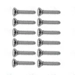 Veterinary 2.0mm Cortical Screw Self Tapping 140 Pcs Instruments Stainless Steel