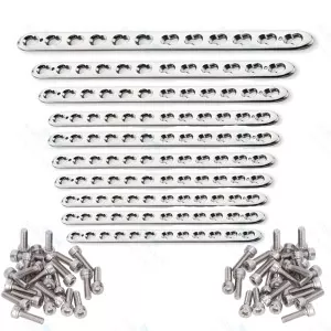 Veterinary 3.5mm LCP Small Fragment Plate 25pcs & 3.5mm LCP Screw 100pcs – surgivalley (SV-10-1273)