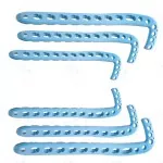 Veterinary LCP Anterolateral Distal Tibia Plates 3.5mm Set of 8pcs(L4/R4) SS