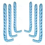 Veterinary LCP Anterolateral Distal Tibia Plates 3.5mm Set of 8pcs(L4/R4) SS