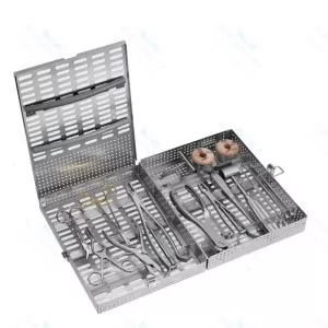 Veterinary Orthopedic Set Contains 19 instruments + A Cleaning Storage Cassette – surgivalley (SV-10-1262)