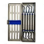 Vista Tunneling Kit 5 pcs, Blue plasma coating Dental Instruments Germany steel