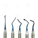 Vista Tunneling Kit 5 pcs, Blue plasma coating Dental Instruments Germany steel