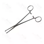 Single Use Disposable Allis Coakley Tonsil Clamp Straight One Open Ring 7 7/8 Inch