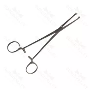 Single Use Disposable Allis Coakley Tonsil Clamp Straight One Open Ring 7 7/8 Inch – surgivalley (SV-10-2534)
