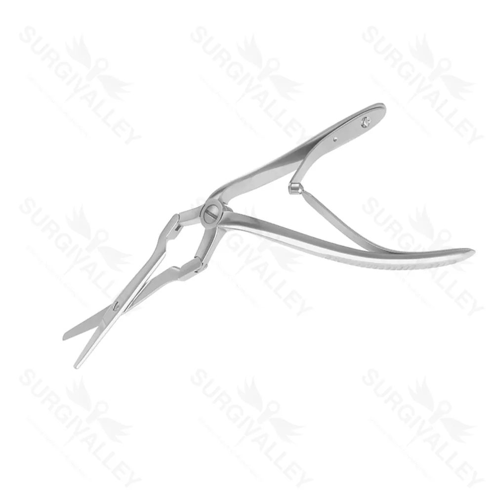 Becker Septum Scissors Double Action Serrated Blades 38mm Tip To Screw 180mm