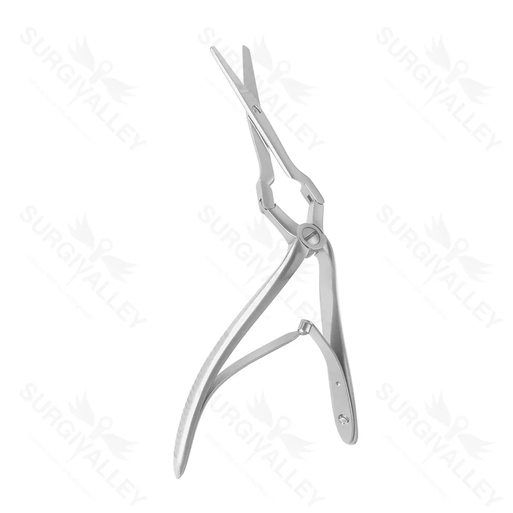 Becker Septum Scissors Double Action Serrated Blades 38mm Tip To Screw 180mm
