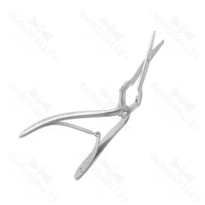 Becker Septum Scissors Double Action Serrated Blades 38mm Tip To Screw 180mm – surgivalley (SV-10-2552)