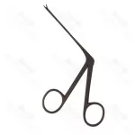Cawthorne Aural Forceps Extra Fine Jaws Black Finish Tip Shoulder 75mm