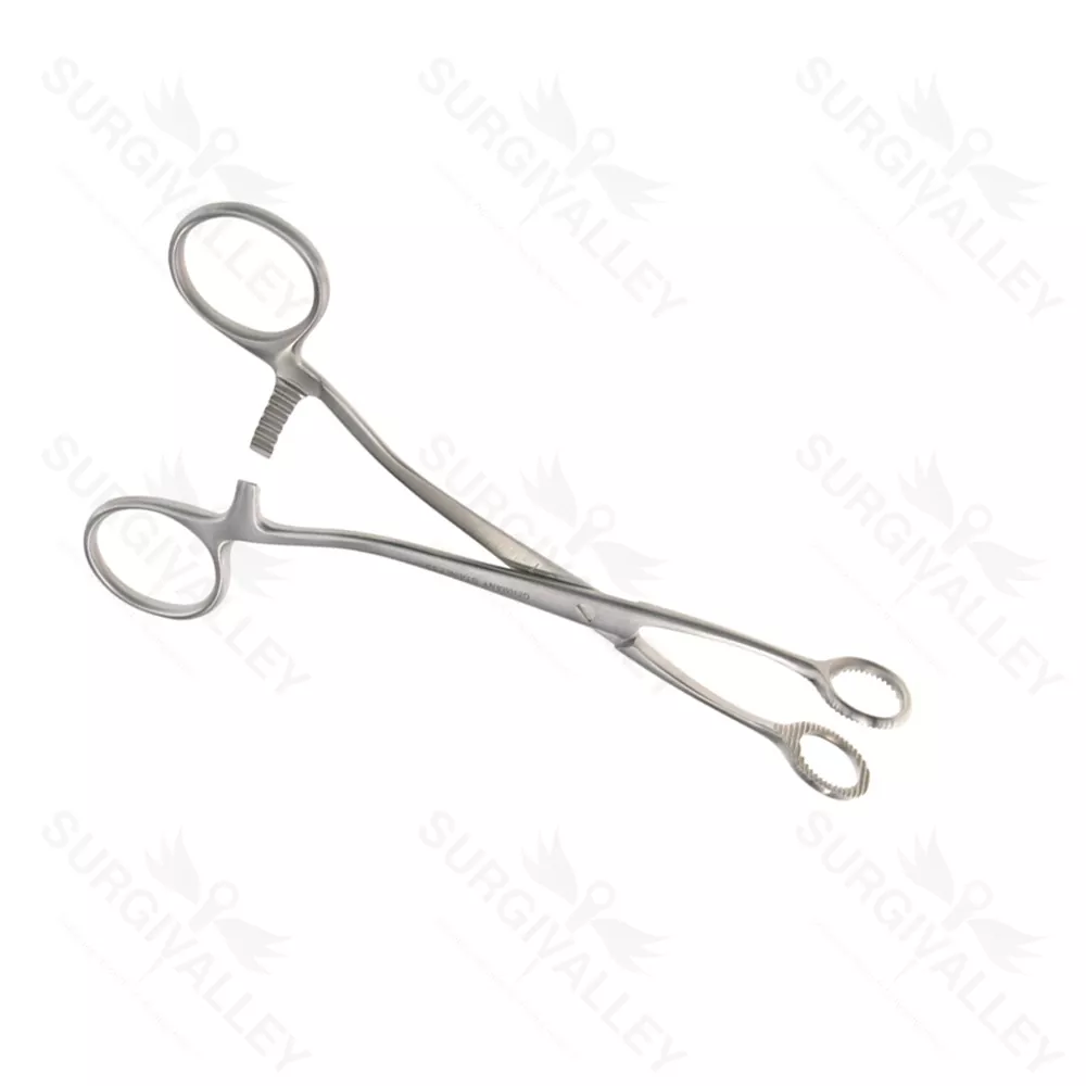 Collin Tongue Holding Clamp Forceps 16cm Ent Instruments