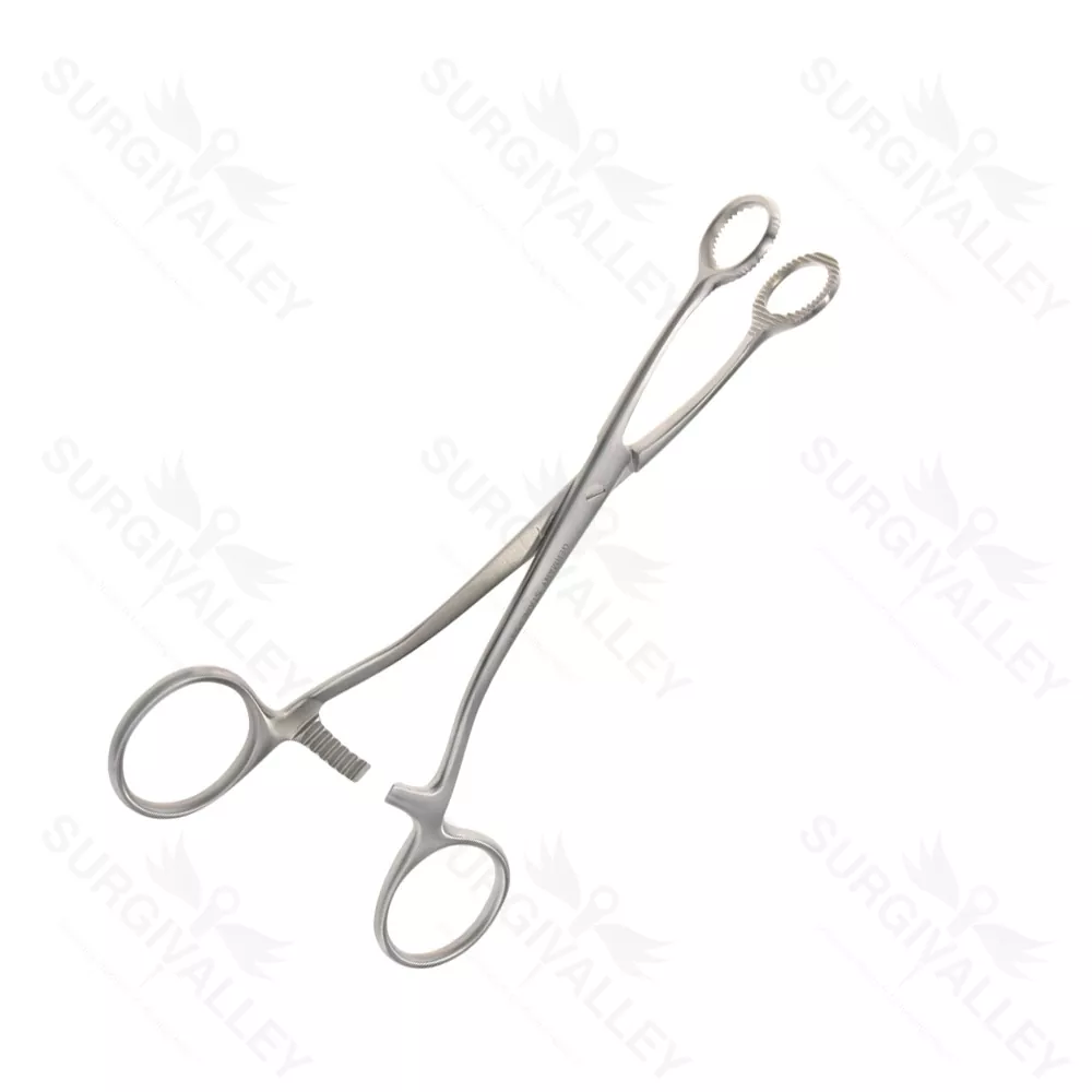 Collin Tongue Holding Clamp Forceps 16cm Ent Instruments