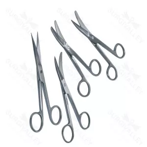 Cooper Scissors 14 cm Curved Pointed Blunt Standard Suture Surgical Scissors – surgivalley (SV-10-2583)