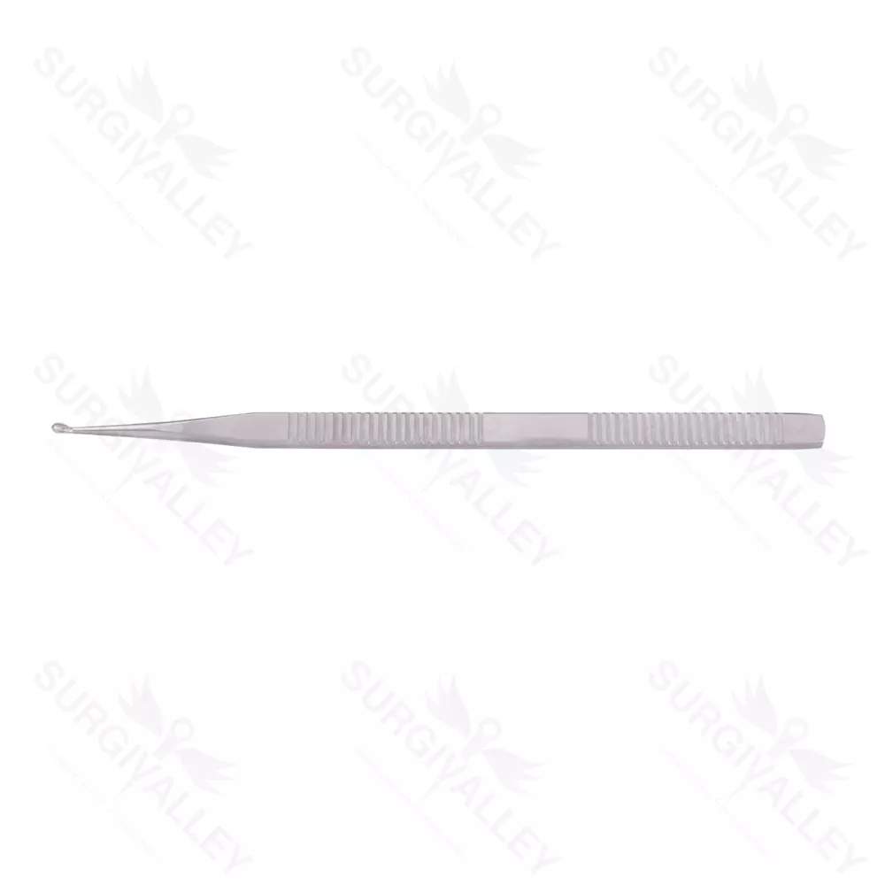 Guilford Wright Angled Single Ended 1.5mm Cup Flat Handle 13.5cm Ear Curette Instruments