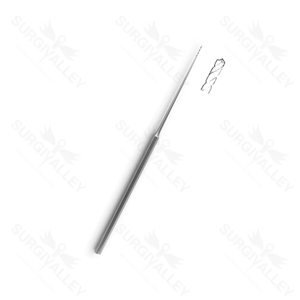 Hough Footplate Auger Drill 0.8 mm Ent Instruments