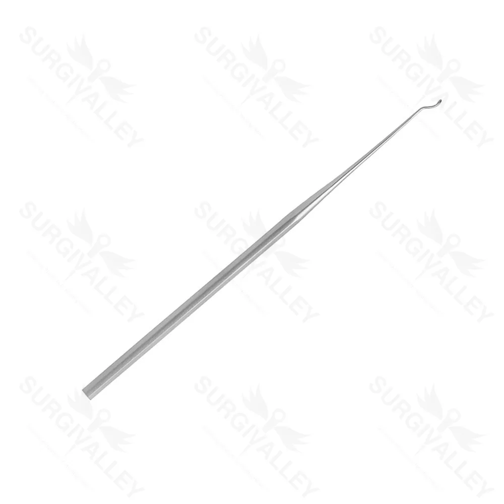 Hough Whirlybird Excavator Tip 0.7 X 3.0mm Curved Left Right 2.3cm Round Handle