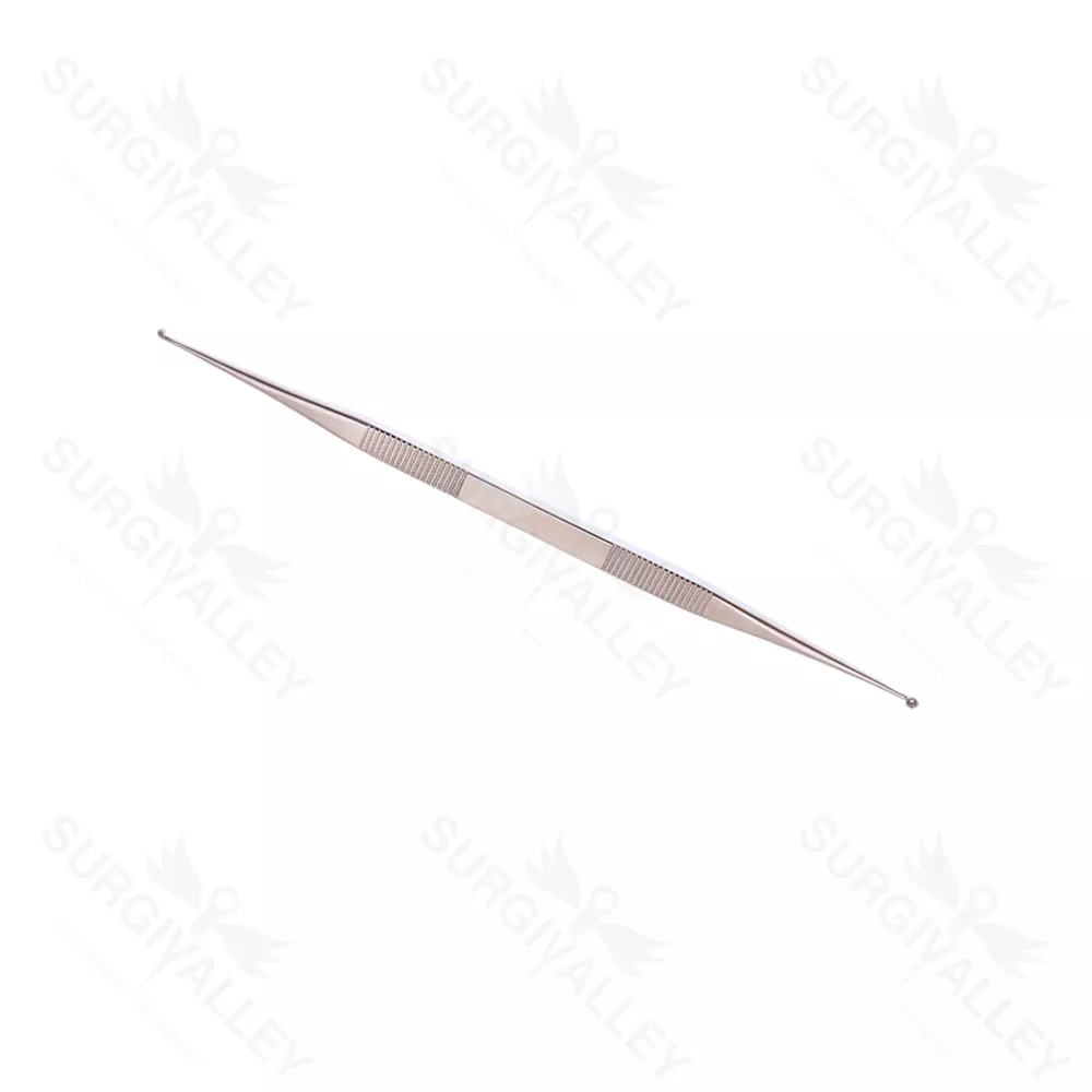 House Ear Curette Dull Finish Double Ended Angled 178mm