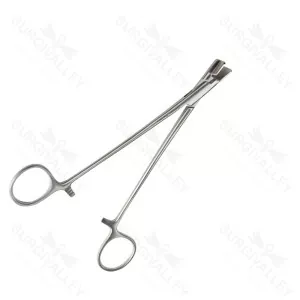 House Gelfoam Press With Ratchet Straight Jaw 12X15 Plate 130mm – surgivalley (SV-10-2654)