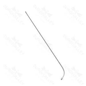 Jackon Velvet Eye Aspirating Tube 4 mm Diameter 20cm Smooth Oval Opening Both Sides Tip Blunt End Ent Instruments – surgivalley (SV-10-2663)