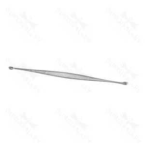 Single Use Disposable Jacobson Bone Curette Double Ended Oval Cups Flat Handle 14cm – surgivalley (SV-10-2665)