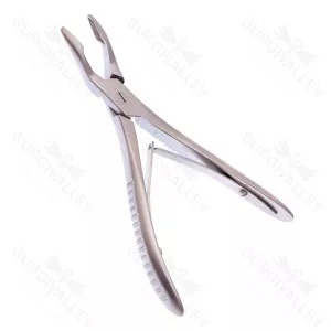 Jansen Bone Rongeur Double Action 185mm Curved Ent Instruments – surgivalley (SV-10-2666)
