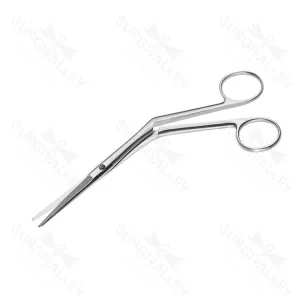 Lakeside Nasal Scissors Straight Angled Shaft 50mm Mid Screw To Tip 185mm – surgivalley (SV-10-2690)