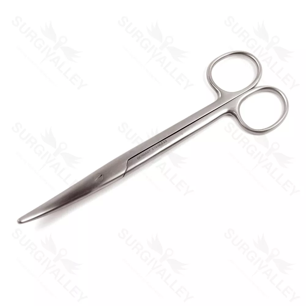 Single Use Disposable Lillie Dissecting Scissors Blunt Curved 14.5cm