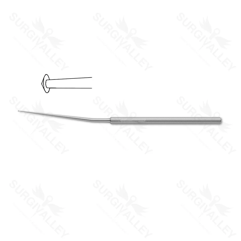 Mcgee Oval Window Rasp Small Shaft Angled 20 Degrees 16.5 cm Ent Instruments